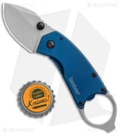 Kershaw Antic Frame Lock Knife Blue (1.75" Bead Blast) 8710 -Blade HQ Kershaw Antic FL Blue BB 8710 BHQ 94064 jr bottlecap