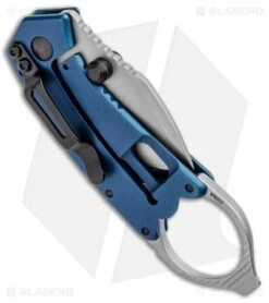 Kershaw Antic Frame Lock Knife Blue (1.75" Bead Blast) 8710 -Blade HQ Kershaw Antic FL Blue BB 8710 BHQ 94064 jr side