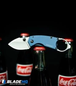 Kershaw Antic Frame Lock Knife Blue (1.75" Bead Blast) 8710 -Blade HQ Kershaw Antic Frame Lock Knife Blue Bead Blast 8710 BHQ 94064 kp coke bottles web