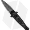 Kershaw Auto Launch 12 Mini Stiletto Button Lock Knife Black (2.5" Damascus) 1 Kershaw Auto Launch 12 Mini Stiletto Button Lock Knife Black (2.5" Damascus) -Blade HQ Kershaw Auto Launch 12 Black Button Lock Damascus BHQ 174982 jr