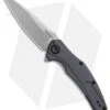 Kershaw Bareknuckle Sub Frame Lock Knife Gray Al (3.5" Stonewash) 7777 -Blade HQ Kershaw Bareknuckle Sub FL Gray Aluminum SW 7777 BHQ 80586 jr 2