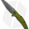 Kershaw Bareknuckle Sub-Frame Lock Knife OD Green (3.5" BlackWash) 7777OLBW -Blade HQ Kershaw Bareknuckle Sub FL OD Green BlackWash 7777OLBW BHQ 99040 jr