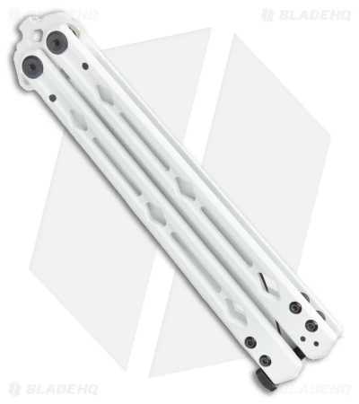 Kershaw Stormtrooper White Lucha Balisong Butterfly Knife (4.5" White) Blade HQ 4 Kershaw Stormtrooper White Lucha Balisong Butterfly Knife (4.5" White) Blade HQ - Image 2