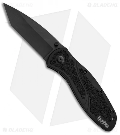 Kershaw Blur Tanto Assisted Opening Knife Black (3.375" Black) 1670TBDZ 3 Kershaw Blur Tanto Assisted Opening Knife Black (3.375" Black) 1670TBDZ