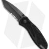 Kershaw Blur Tanto Assisted Opening Knife Black (3.375" BlackWash Serr) -Blade HQ Kershaw Blur Tanto Black BlackWash Serr 1670TSTBWWM BHQ 68394 jr 2