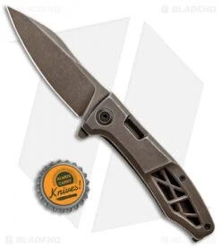 Kershaw Boilermaker Assisted Opening Frame Lock Knife Brown (3.3" Brown) 3475 -Blade HQ Kershaw Boilermaker Assisted Opening FL Brown Brown 3475 BHQ 94084 jr bottlecap