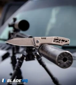 Kershaw Boilermaker Assisted Opening Frame Lock Knife Brown (3.3" Brown) 3475 -Blade HQ Kershaw Boilermaker Assisted Opening Frame Lock Knife Brown Brown 3475 BHQ 94084 kp snipers web