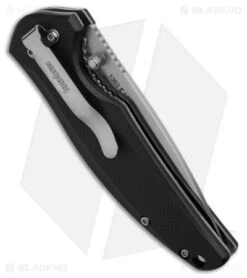 Kershaw Bowser Liner Lock Knife Black Nylon (3.25" Satin) 8 Kershaw Bowser Liner Lock Knife Black Nylon (3.25" Satin) -Blade HQ Kershaw Bowser LLK Black Nylon 3in Satin BHQ 107942 td side
