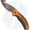 Kershaw Buck Commander Lonerock Folding Guthook Lock Back Knife (3.5" Brown) 2 Kershaw Buck Commander Lonerock Folding Guthook Lock Back Knife (3.5" Brown) -Blade HQ Kershaw Buck Commander Lonerock Folding Guthook Brown 1898GHORBRNBCX BHQ 51594 jr