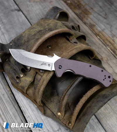 Kershaw CQC-11K Frame Lock Knife Brown G-10 (3.5" Stonewash) 6031 7 Kershaw CQC-11K Frame Lock Knife Brown G-10 (3.5" Stonewash) 6031 - Image 5