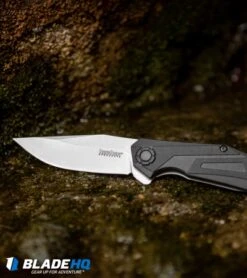 Kershaw Camshaft Assisted Opening Knife Black FRN (3" Stonewash) 1370 -Blade HQ Kershaw Camshaft Assisted Opening Knife Black FRN Stonewash 1370 BHQ 106040 kp moss web