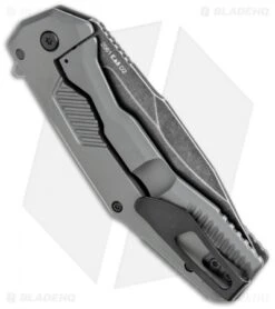 Kershaw Cannonball Assisted Opening Knife Gray PVD Steel (3.5" BlackWash) 8 Kershaw Cannonball Assisted Opening Knife Gray PVD Steel (3.5" BlackWash) -Blade HQ Kershaw Cannonball Assisted Opening Gray PVD Steel Blackwash 2061 BHQ 120526 jr side 2