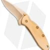 Kershaw Chive Assisted Opening Knife 24K Gold Plated (1.94" Gold) 1600G 2 Kershaw Chive Assisted Opening Knife 24K Gold Plated (1.94" Gold) 1600G -Blade HQ Kershaw Chive AO 24K Gold Plated KS1600G BHQ 86782 jr