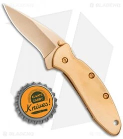 Kershaw Chive Assisted Opening Knife 24K Gold Plated (1.94" Gold) 1600G 9 Kershaw Chive Assisted Opening Knife 24K Gold Plated (1.94" Gold) 1600G -Blade HQ Kershaw Chive AO 24K Gold Plated KS1600G BHQ 86782 jr bottlecap