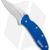 Kershaw Chive Assisted Opening Knife Navy Blue (1.94" Stonewash) 1600NBSW -Blade HQ Kershaw Chive Assisted Opening Navy Blue SW 1600NBSW BHQ 97431 jr 2