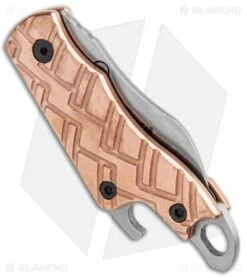 Kershaw Copper Cinder Keychain Knife Bottle Opener (1.4" Stonewash) 1025Cu 8 Kershaw Copper Cinder Keychain Knife Bottle Opener (1.4" Stonewash) 1025Cu -Blade HQ Kershaw Cinder Keychain Bottle Opener Copper SW 1025CU BHQ 94080 jr side