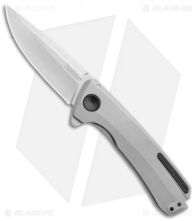 Kershaw Comeback Flipper Knife Stainless Steel (3" Satin) 2055 3 Kershaw Comeback Flipper Knife Stainless Steel (3" Satin) 2055