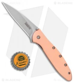 Kershaw Copper Leek Assisted Opening Knife (3" Stonewash) 1660CU 9 Kershaw Copper Leek Assisted Opening Knife (3" Stonewash) 1660CU -Blade HQ Kershaw Copper Leek Assisted Opening SW 1660CU BHQ 105986 jr bottlecap