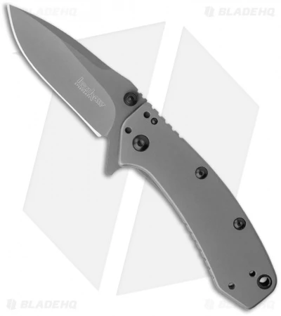 Kershaw Cryo Assisted Opening Knife (2.75" Gray) 1555TI 3 Kershaw Cryo Assisted Opening Knife (2.75" Gray) 1555TI