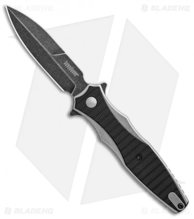 Kershaw Decimus A/O Frame Lock Knife Black GFN (3.25" Blackwash) 1559 3 Kershaw Decimus A/O Frame Lock Knife Black GFN (3.25" Blackwash) 1559