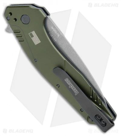 Kershaw Dividend Assisted Opening Knife Olive (3" Composite) 1812OLCB 5 Kershaw Dividend Assisted Opening Knife Olive (3" Composite) 1812OLCB - Image 3