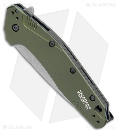 Kershaw Dividend Assisted Opening Knife Olive (3" Composite) 1812OLCB 4 Kershaw Dividend Assisted Opening Knife Olive (3" Composite) 1812OLCB - Image 2