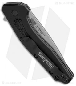 Kershaw Dividend Assisted Opening Knife Black GFN (3" Stonewash) 1812 -Blade HQ Kershaw Dividend Black GFN SW 1812 BHQ 52170 jr side