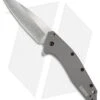Kershaw Dividend Assisted Opening Knife Gray Aluminum (3" Stonewash) 1812GRY -Blade HQ Kershaw Dividend Gray 1812AL jr