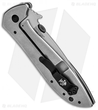 Kershaw Emerson CQC-4KXL D2 Frame Lock Knife (3.9" Stonewash) 6055D2 5 Kershaw Emerson CQC-4KXL D2 Frame Lock Knife (3.9" Stonewash) 6055D2 - Image 3
