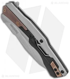 Kershaw Endgame Frame Lock Knife Bronze PVD/GFN (3.25" Stonewash) 2095 -Blade HQ Kershaw Endgame FL Bronze PVD GFN SW 2095 BHQ 120534 jr spine