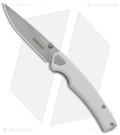 Kershaw Epistle Liner Lock Knife Gray (3" Bead Blast) 2131 3 Kershaw Epistle Liner Lock Knife Gray (3" Bead Blast) 2131