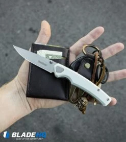 Kershaw Epistle Liner Lock Knife Gray (3" Bead Blast) 2131 11 Kershaw Epistle Liner Lock Knife Gray (3" Bead Blast) 2131 -Blade HQ Kershaw Epistle Liner Lock Knife Gray Bead Blast 2131 BHQ 94089 kp in hand web