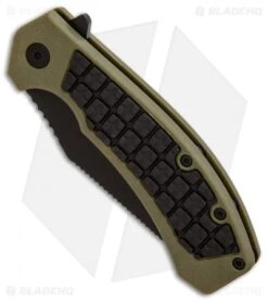 Kershaw Faultline Liner Lock Knife Green/Black GFN (3" Black) 8760 8 Kershaw Faultline Liner Lock Knife Green/Black GFN (3" Black) 8760 -Blade HQ Kershaw Faultline Green Black GFN black BHQ 81280 er spine