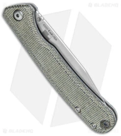 Kershaw Federalist Folding Knife Green Micarta (3.25" Stonewash) 4320 -Blade HQ Kershaw Federalist Folding Green Micarta SW BHQ 139782 jr side