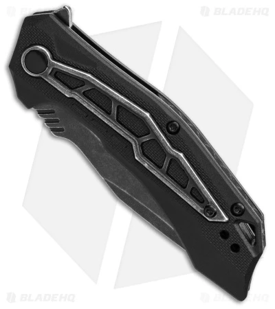 Kershaw Flatbed Spring Assisted Knife Black GFN (3.1" Black SW) 1376 4 Kershaw Flatbed Spring Assisted Knife Black GFN (3.1" Black SW) 1376 - Image 2