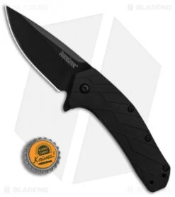 Kershaw Flock Assisted Opening Knife Black GFN (2.8" Black) 1330 -Blade HQ Kershaw Flock Black GFN black BHQ 83241 er bottlecap
