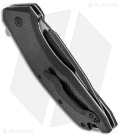 Kershaw Flourish Assisted Opening Knife Carbon Fiber/G-10 (3.5" BlackWash) 3935 8 Kershaw Flourish Assisted Opening Knife Carbon Fiber/G-10 (3.5" BlackWash) 3935 -Blade HQ Kershaw Flourish CF G 10 Black Wash 3935 BHQ 52176 jr side
