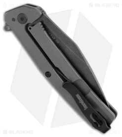 Kershaw Flyby Spring Assisted Frame Lock Knife Gray Steel (3" Black SW D2) 1404 8 Kershaw Flyby Spring Assisted Frame Lock Knife Gray Steel (3" Black SW D2) 1404 -Blade HQ Kershaw Flyby Knife Gray BW BHQ 178494 jr side