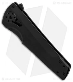 Kershaw Flythrough Frame Lock Knife (3" Black) 1988 -Blade HQ Kershaw Flythrough Black BHQ 80578 er spine