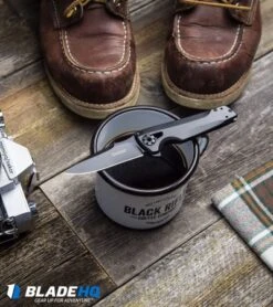 Kershaw Flythrough Frame Lock Knife (3" Black) 1988 -Blade HQ Kershaw Flythrough Frame Lock Knife black 1988 BHQ80578 kp boots n coffee web