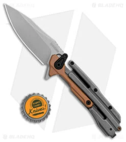 Kershaw Frontrunner Frame Lock Knife Black/Copper Steel (3.1" Stonewash) 2039 9 Kershaw Frontrunner Frame Lock Knife Black/Copper Steel (3.1" Stonewash) 2039 -Blade HQ Kershaw Frontrunner Knife Black SW Copper SW BHQ 178502 jr bottlecap