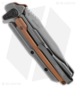 Kershaw Frontrunner Frame Lock Knife Black/Copper Steel (3.1" Stonewash) 2039 8 Kershaw Frontrunner Frame Lock Knife Black/Copper Steel (3.1" Stonewash) 2039 -Blade HQ Kershaw Frontrunner Knife Black SW Copper SW BHQ 178502 jr side