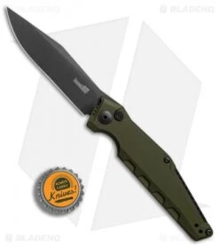 Kershaw Galyean Launch 7 Automatic Knife OD Green (3.75" Black) 7900OL -Blade HQ Kershaw Galyean Launch 7 OD Green black BHQ 75927 er bottlecap