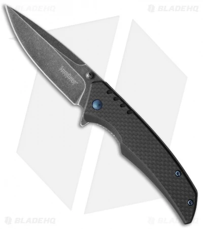 Kershaw Halogen Liner Lock Knife Black G-10/CF (3.25" Black SW) 1336BW 3 Kershaw Halogen Liner Lock Knife Black G-10/CF (3.25" Black SW) 1336BW