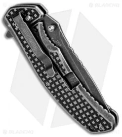 Kershaw Headgrille Assisted Opening Frame Lock Knife (3.25" Blackwash) 1325 -Blade HQ Kershaw Headgrille Assisted Blackwash KS1325X BHQ 70082 jr side