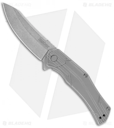 Kershaw Husker Assisted Opening Knife Stainless Steel (3" Stonewash) 1380 3 Kershaw Husker Assisted Opening Knife Stainless Steel (3" Stonewash) 1380