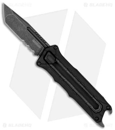 Kershaw Interstellar Manual Sliding Button Lock OTF Knife Black (2.7" Blackwash) 3 Kershaw Interstellar Manual Sliding Button Lock OTF Knife Black (2.7" Blackwash)