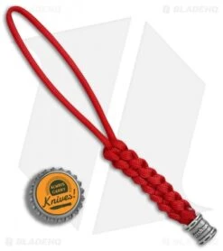Kershaw Knives Tied Red Paracord Lanyard + Kershaw Bead 7 Kershaw Knives Tied Red Paracord Lanyard + Kershaw Bead -Blade HQ Kershaw Knives Tied Red Paracord lanyard kershaw bead BHQ 82620 er bottlecap