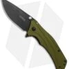 Kershaw Knockout Assisted Opening Knife Olive (3.25" Black) 1870OLBLK -Blade HQ Kershaw Knockout Assited Olive Black 1870OLBLK BHQ 21525 jr