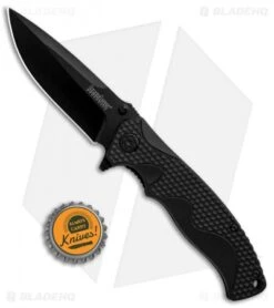 Kershaw 1338B A/O Liner Lock Knife Black GFN (3.5" Black) 9 Kershaw 1338B A/O Liner Lock Knife Black GFN (3.5" Black) -Blade HQ Kershaw LL A O Black 1338B BHQ 85041 jr bottlecap